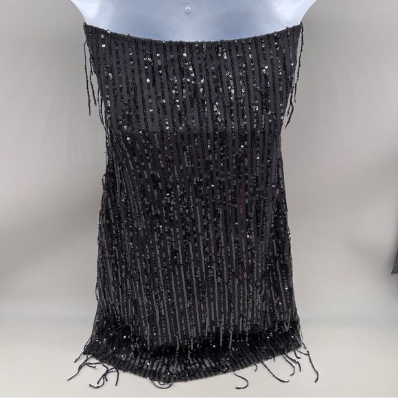Wild Fable Black Strapless Sequin Dress - Picture 5 of 9